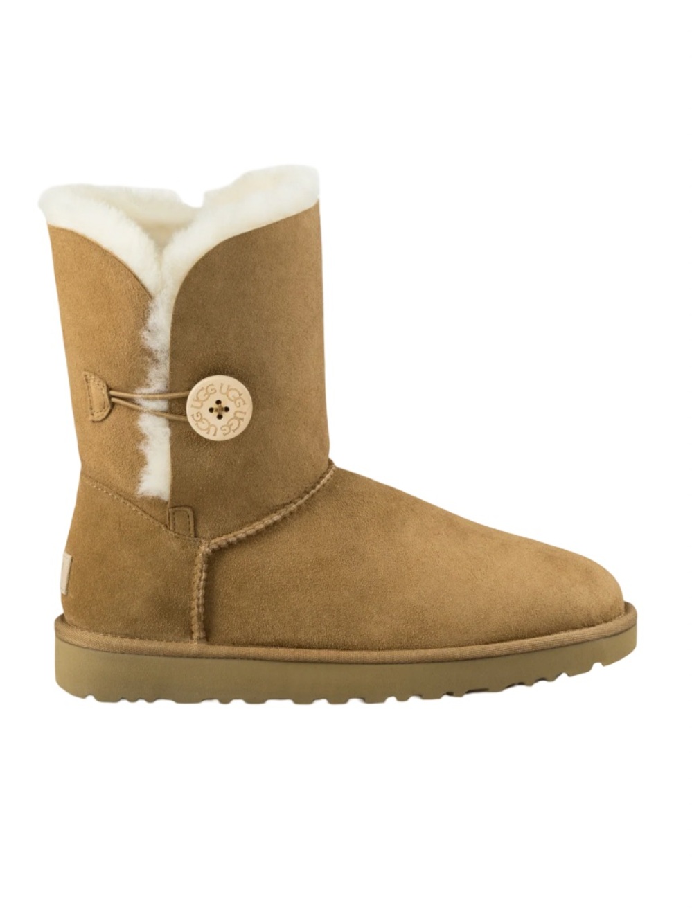 UGG | Classic Button Short Boot in Chestnut | 7